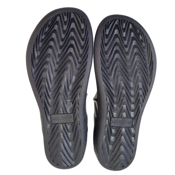 Megnya Women's Orthopedic Flip-Flops With Metallic Strap & Arch Support Size 7.5 - Picture 9 of 12